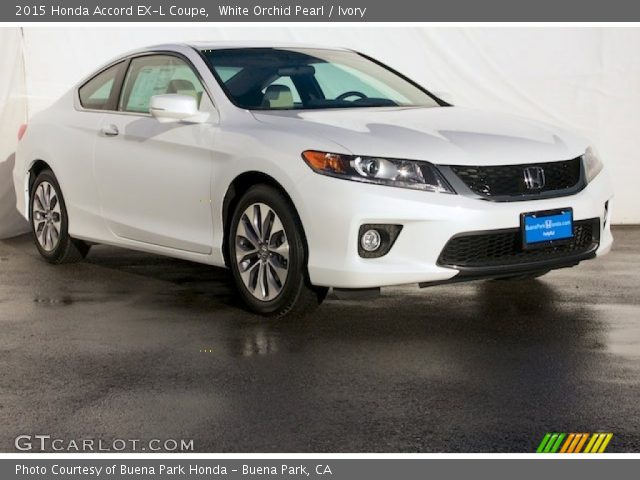 2015 Honda Accord EX-L Coupe in White Orchid Pearl
