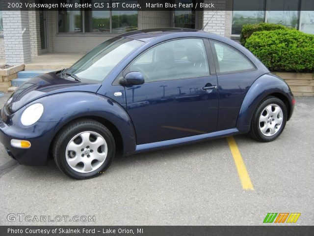 2002 Volkswagen New Beetle GLS 1.8T Coupe in Marlin Blue Pearl