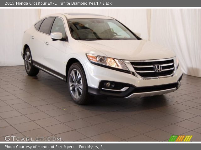 2015 Honda Crosstour EX-L in White Diamond Pearl