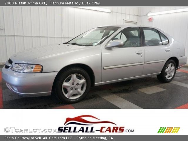 2000 Nissan Altima GXE in Platinum Metallic