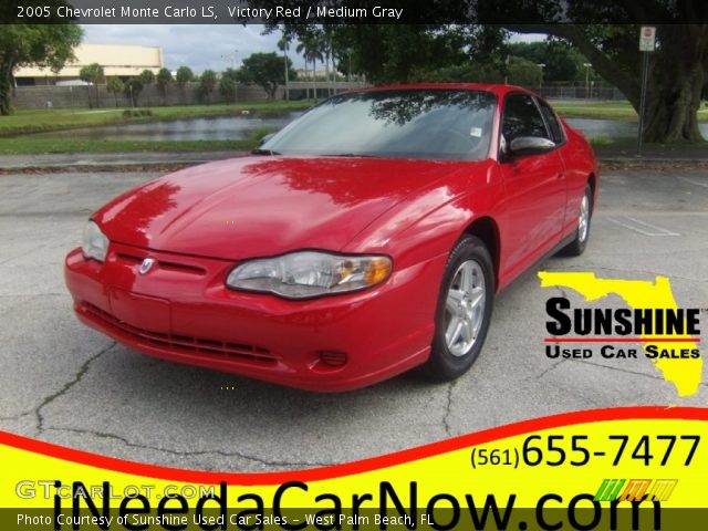 2005 Chevrolet Monte Carlo LS in Victory Red