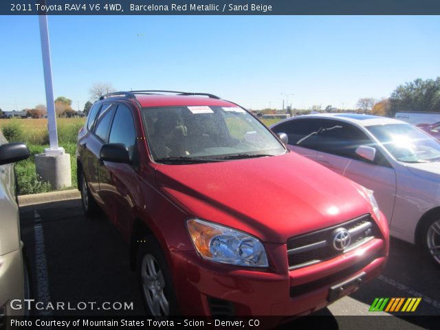 2011 Toyota RAV4 V6 4WD in Barcelona Red Metallic