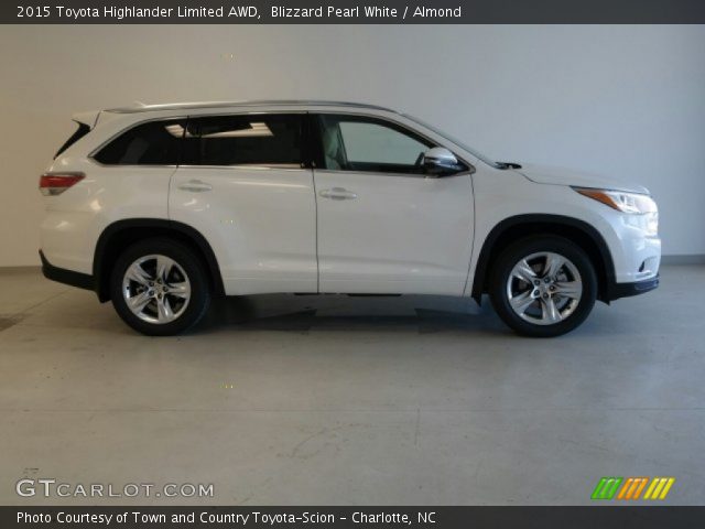2015 Toyota Highlander Limited AWD in Blizzard Pearl White