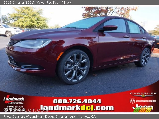 2015 Chrysler 200 S in Velvet Red Pearl