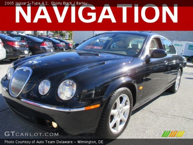 2005 Jaguar S-Type 4.2 in Ebony Black