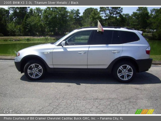 2005 BMW X3 3.0i in Titanium Silver Metallic