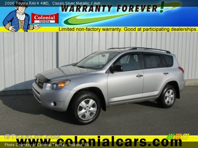 2006 Toyota RAV4 4WD in Classic Silver Metallic