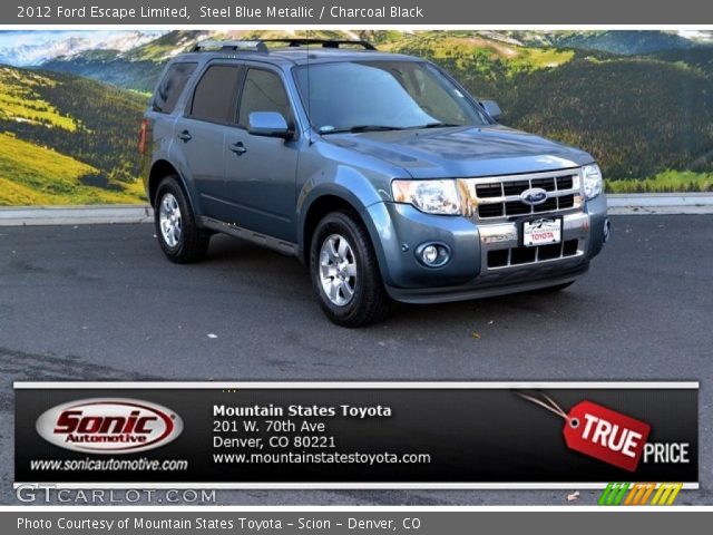 2012 Ford Escape Limited in Steel Blue Metallic