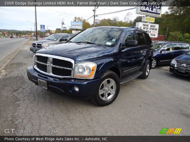 2006 Dodge Durango Limited HEMI 4x4 in Patriot Blue Pearl