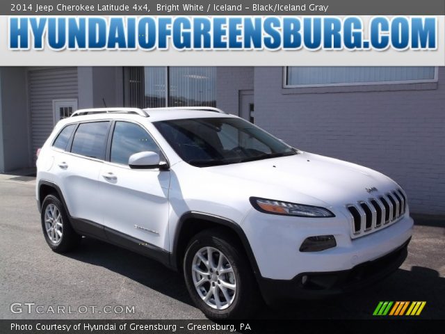 2014 Jeep Cherokee Latitude 4x4 in Bright White