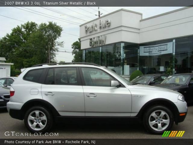 2007 BMW X3 3.0si in Titanium Silver Metallic