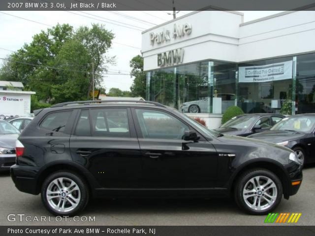 2007 BMW X3 3.0si in Jet Black