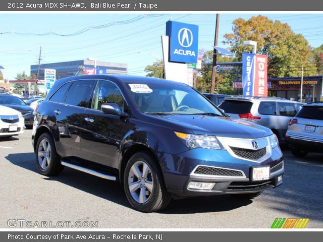 2012 Acura MDX SH-AWD in Bali Blue Pearl