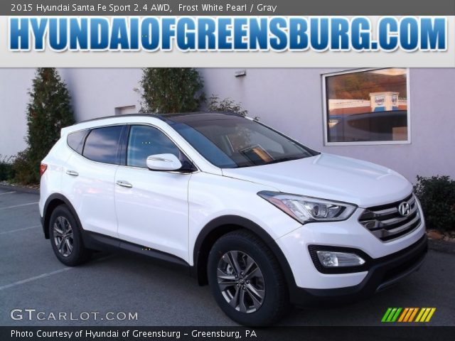 2015 Hyundai Santa Fe Sport 2.4 AWD in Frost White Pearl