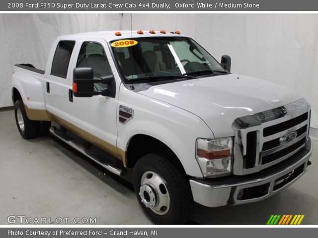 2008 Ford F350 Super Duty Lariat Crew Cab 4x4 Dually in Oxford White