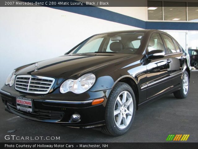 2007 Mercedes-Benz C 280 4Matic Luxury in Black