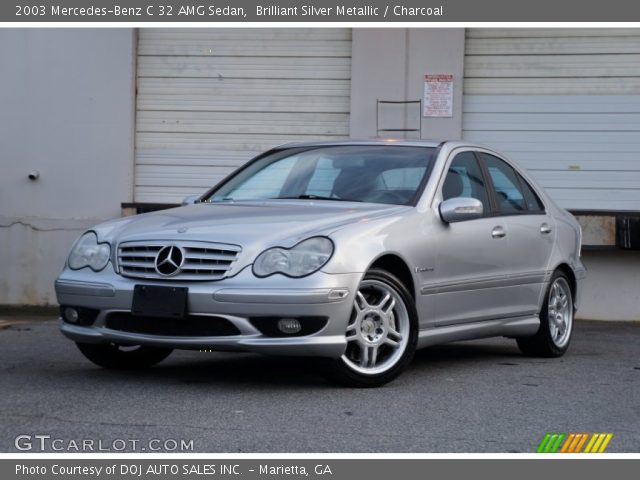 2003 Mercedes-Benz C 32 AMG Sedan in Brilliant Silver Metallic