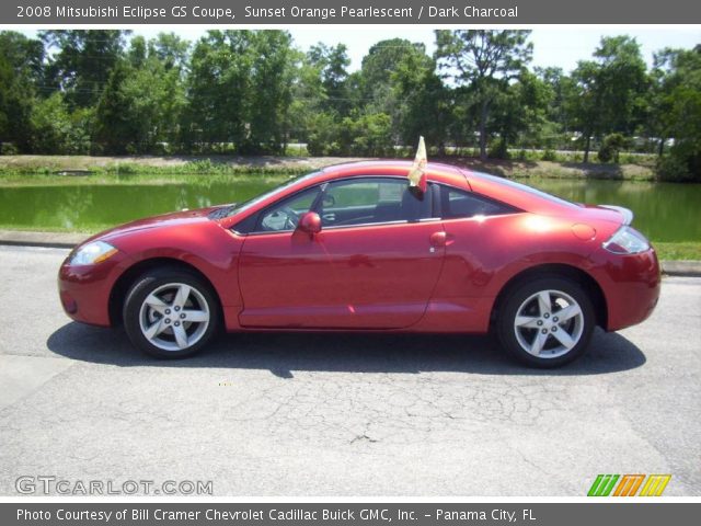 2008 Mitsubishi Eclipse GS Coupe in Sunset Orange Pearlescent