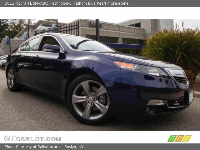 2013 Acura TL SH-AWD Technology in Fathom Blue Pearl