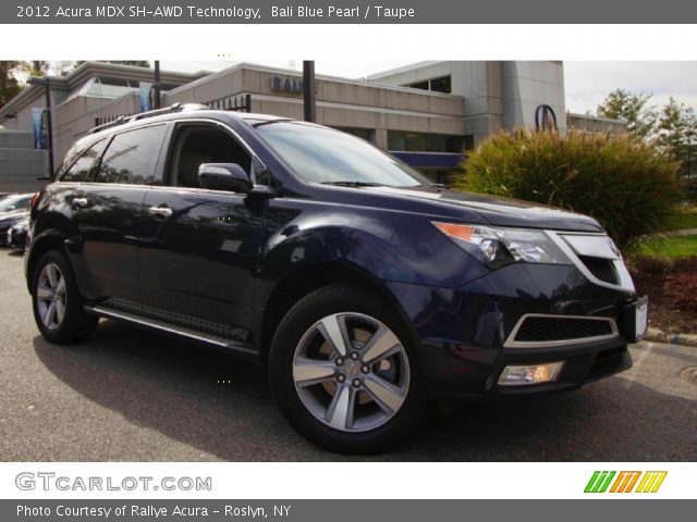 2012 Acura MDX SH-AWD Technology in Bali Blue Pearl