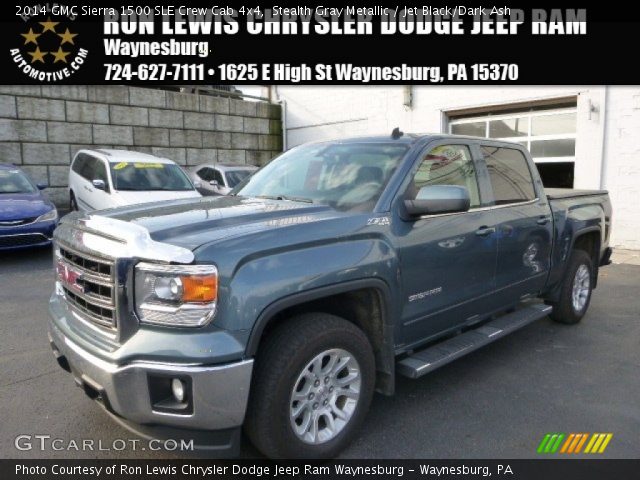 2014 GMC Sierra 1500 SLE Crew Cab 4x4 in Stealth Gray Metallic