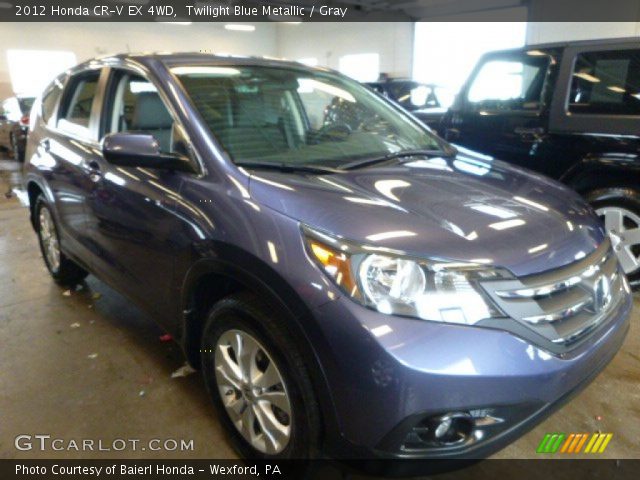 2012 Honda CR-V EX 4WD in Twilight Blue Metallic