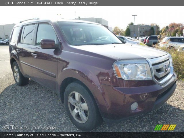 2011 Honda Pilot EX-L 4WD in Dark Cherry Pearl