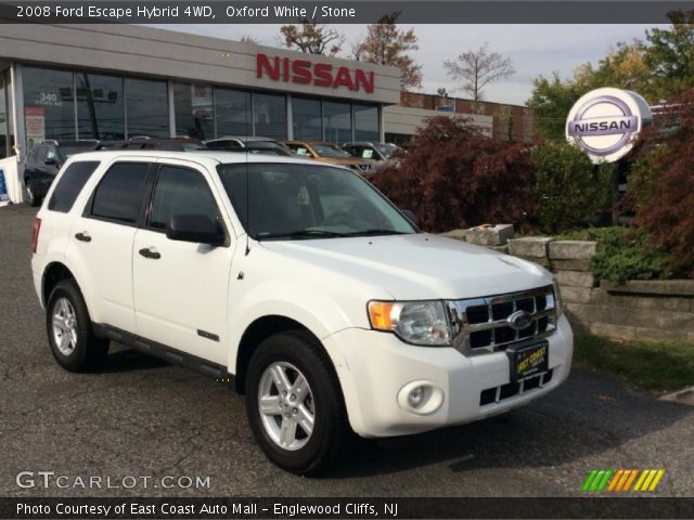 2008 Ford Escape Hybrid 4WD in Oxford White
