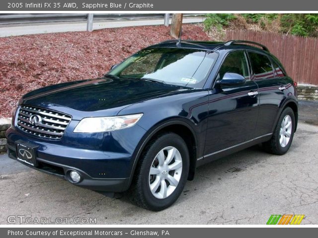 2005 Infiniti FX 35 AWD in Sapphire Blue