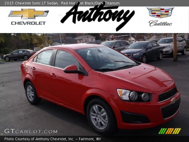 2015 Chevrolet Sonic LT Sedan in Red Hot