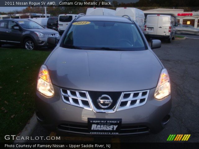 2011 Nissan Rogue SV AWD in Gotham Gray Metallic