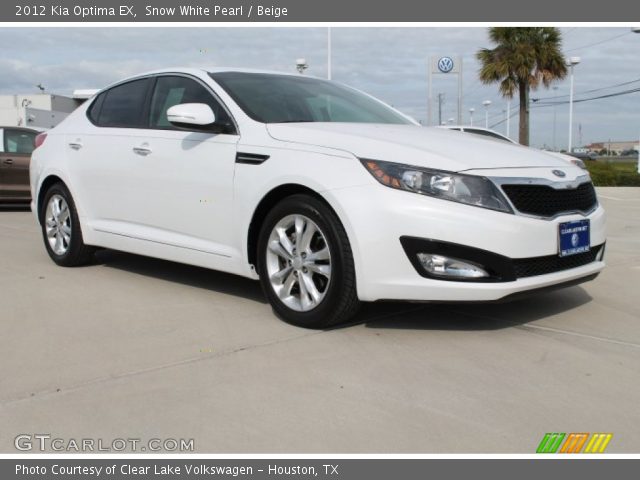 2012 Kia Optima EX in Snow White Pearl