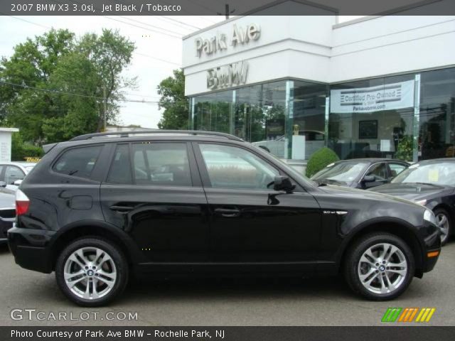 2007 BMW X3 3.0si in Jet Black