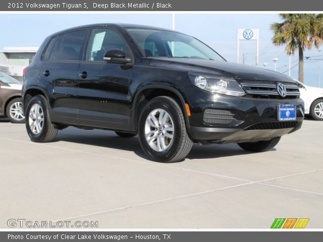 2012 Volkswagen Tiguan S in Deep Black Metallic