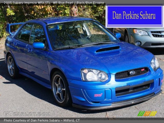 2005 Subaru Impreza WRX STi in WR Blue Pearl