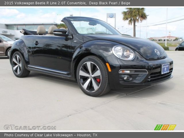 2015 Volkswagen Beetle R Line 2.0T Convertible in Deep Black Pearl