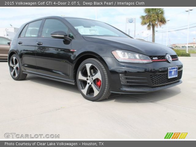 2015 Volkswagen Golf GTI 4-Door 2.0T S in Deep Black Pearl