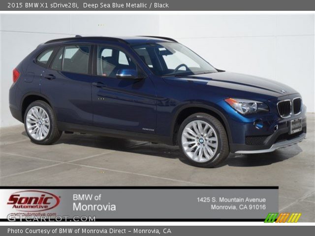 2015 BMW X1 sDrive28i in Deep Sea Blue Metallic
