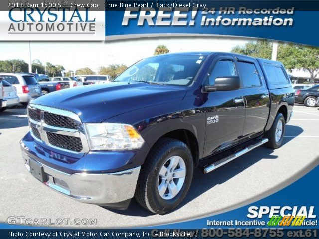 2013 Ram 1500 SLT Crew Cab in True Blue Pearl