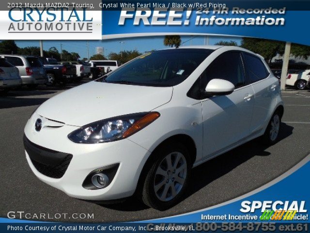 2012 Mazda MAZDA2 Touring in Crystal White Pearl Mica