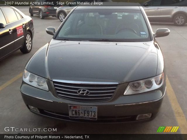 2007 Hyundai Azera Limited in Sage Green Metallic