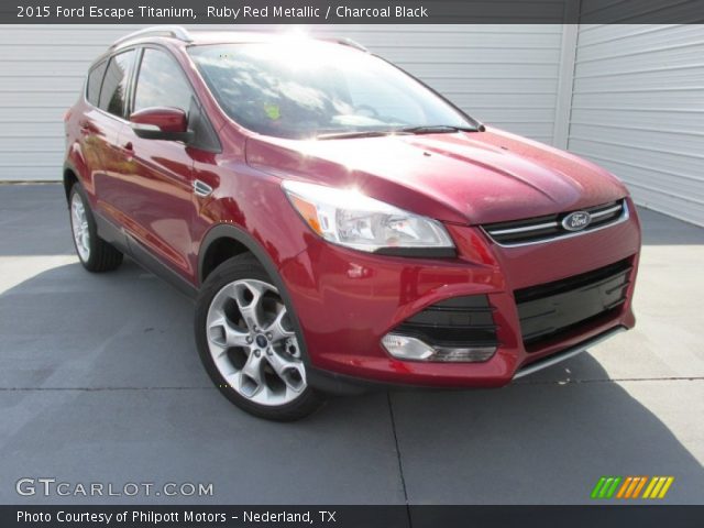 2015 Ford Escape Titanium in Ruby Red Metallic
