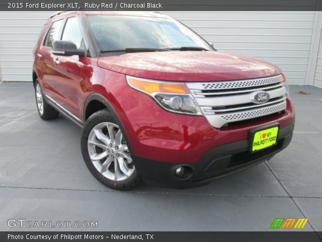 2015 Ford Explorer XLT in Ruby Red