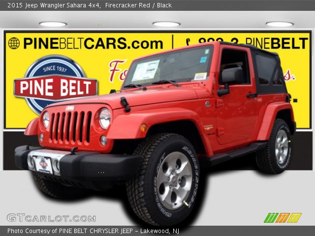 2015 Jeep Wrangler Sahara 4x4 in Firecracker Red