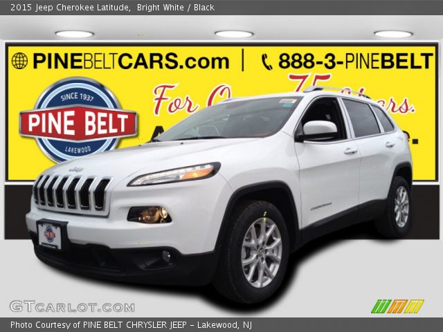 2015 Jeep Cherokee Latitude in Bright White