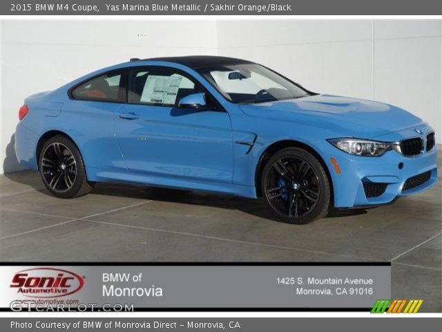 2015 BMW M4 Coupe in Yas Marina Blue Metallic