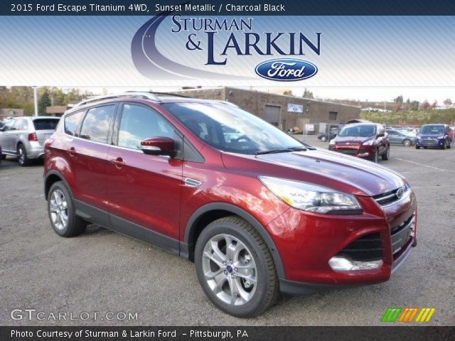 2015 Ford Escape Titanium 4WD in Sunset Metallic