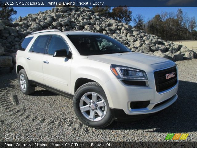 2015 GMC Acadia SLE in White Diamond Tricoat