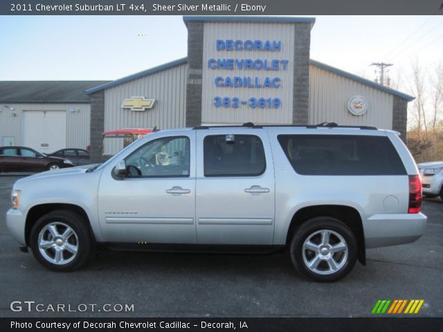 2011 Chevrolet Suburban LT 4x4 in Sheer Silver Metallic