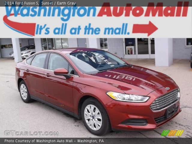 2014 Ford Fusion S in Sunset